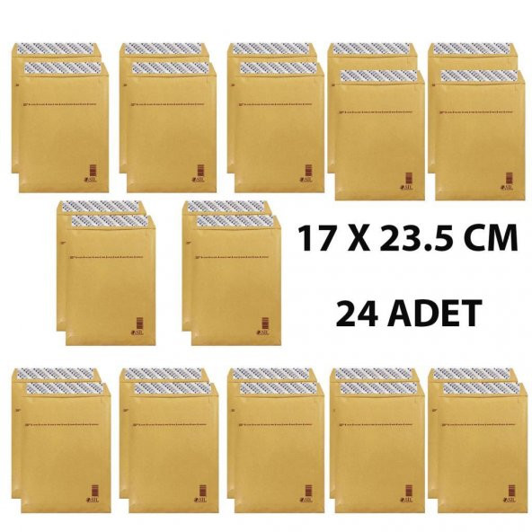Asil Doğan Hava Kabarcıklı Zarf 3/C 17 x 23,5 Formula  95 Gr. AS-9102 - 24 Adet