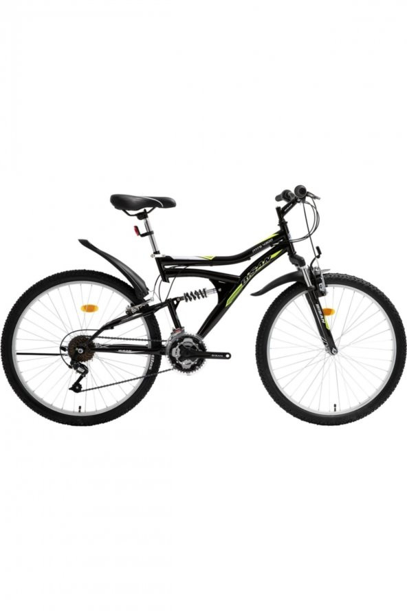 Bisan Mts4300 26 Jant Bisiklet-Mat Siyah Sarı