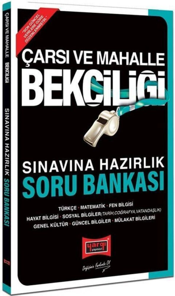 Çarşı ve Mahalle Bekçiliği Sınavına Hazırlık Soru Bankası Yargı Yayınları - 1