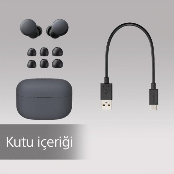 Sony LinkBuds S WF-LSN900N TWS Kulak İçi Bluetooth Kulaklık Siyah - 7