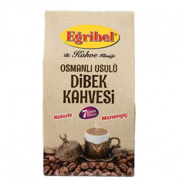 Eğribel Kahve Osmanlı Usulü Dibek Kahvesi 7 Farklı Lezzet Kakule Menengiç 125 gr