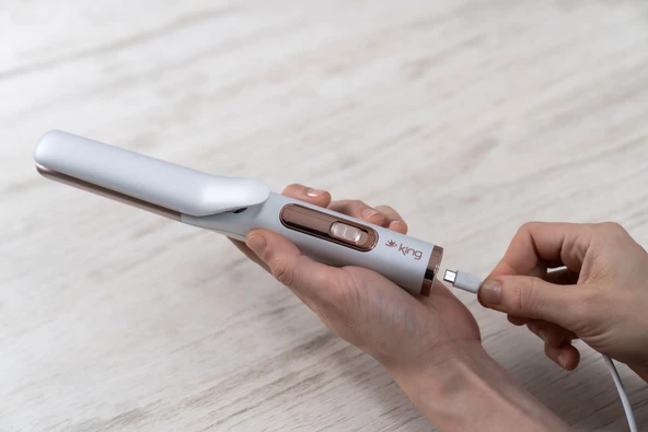 KING KSD926 JUANA KABLOSUZ SAC DUZLESTIRICI - Resim 3