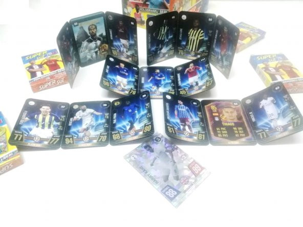 Hayal Sepeti Yeni Sezon Süper Şut hologramlı seri 2023-2024 Futbol Kartı 15+1 kart - 2