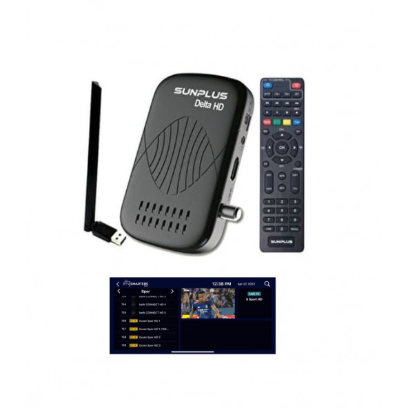 Full Paket Hediye Yayın - Ip.tv - Full Hd Uydu Alıcısı - Çanaksız / Kablosuz Uydu Alıcısı