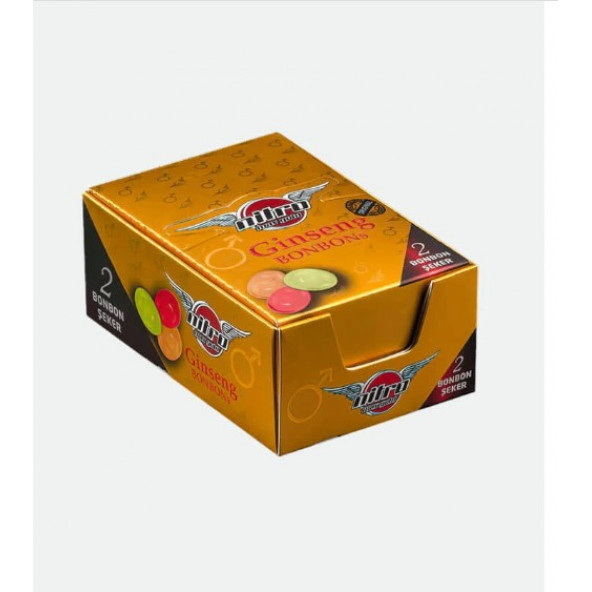 Nitromax Ginseng Bonbon 2'li 5.4 gr 12 adet - Resim 2