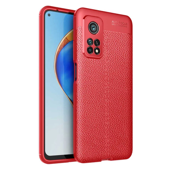 Xiaomi Mi 10T 5G Kılıf Zore Niss Silikon Kapak  Kırmızı