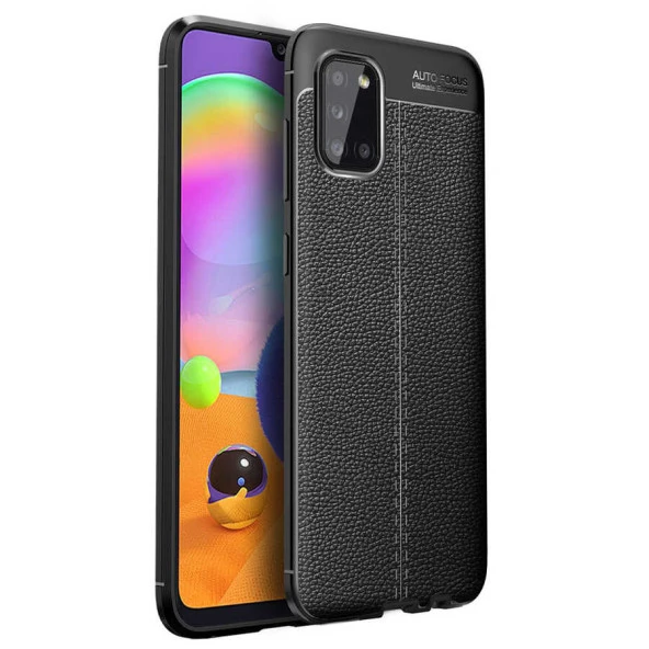 Samsung Galaxy A02S Kılıf Zore Niss Silikon Kapak Kılıf  Siyah