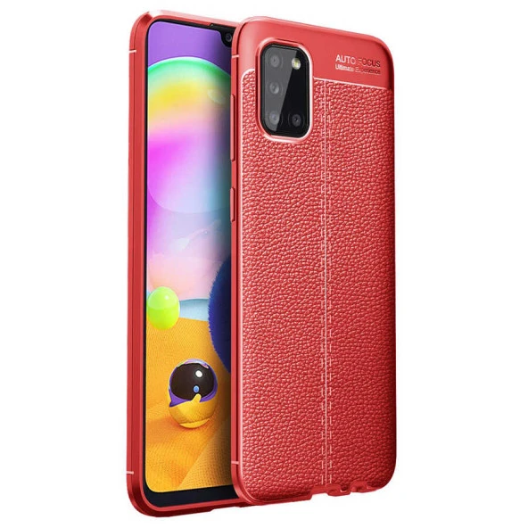 Samsung Galaxy A02S Kılıf Zore Niss Silikon Kapak Kılıf  Kırmızı