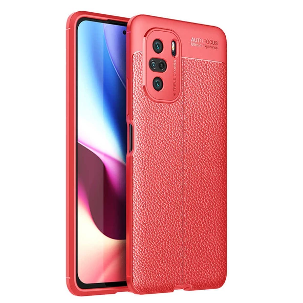 Xiaomi Redmi K40 Kılıf Zore Niss Silikon Kapak  Kırmızı