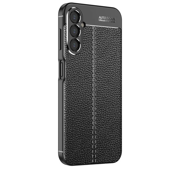 Samsung Galaxy A14 Kılıf Zore Niss Silikon Kapak  Siyah