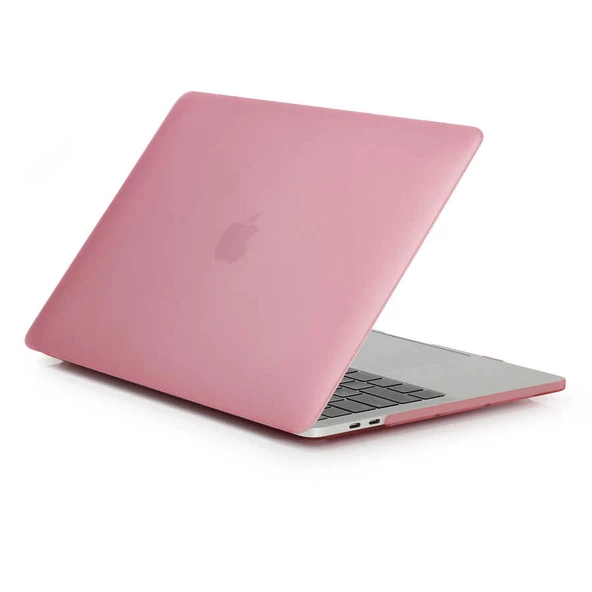 Apple Macbook 13.3' Air M1 Zore MSoft Mat Kapak  Pembe