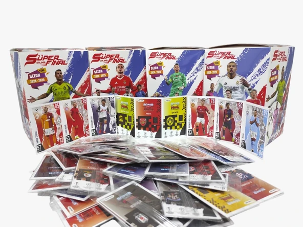 2025 sezonu Süper Final Mekanik Adamlar En Son Sezon Futbolcu Kartları 50 Paket 3lü (150 Kart) - 5