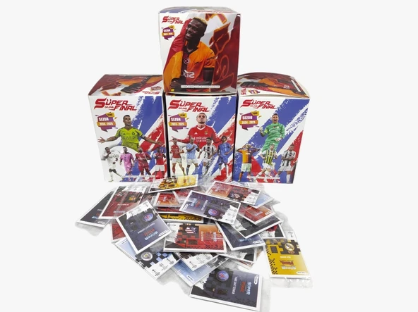 2025 sezonu Süper Final Mekanik Adamlar En Son Sezon Futbolcu Kartları 50 Paket 3lü (150 Kart) ürün görseli