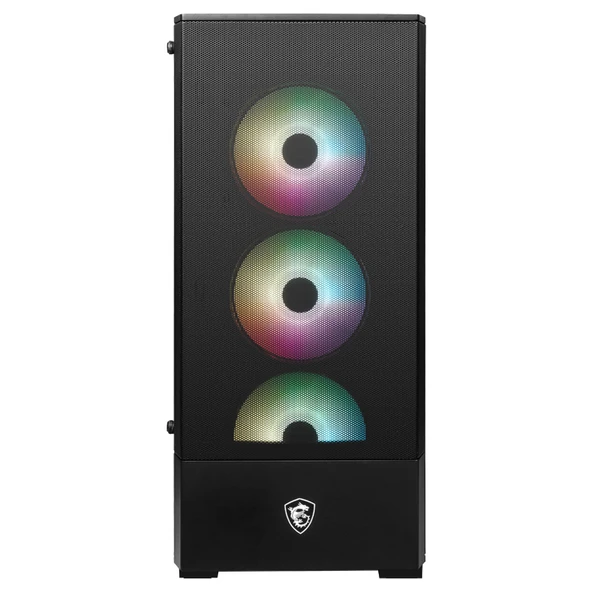 MSI MAG FORGE 112R 4x120mm ARGB T.CAM ATX KASA - Resim 2