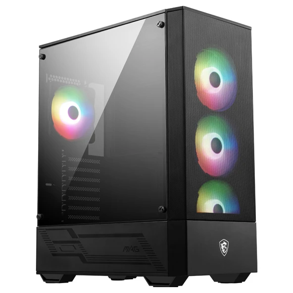 MSI MAG FORGE 112R 4x120mm ARGB T.CAM ATX KASA ürün görseli 1