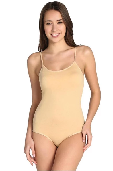 Tutku İç Giyim Kadın İp Askılı Çıtçıtlı Body Atlet  2 li Paket - 4