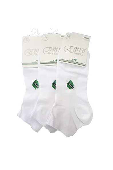 Emre Erkek Bambu Kısa Patik Çorap 12 Li Paket - 3