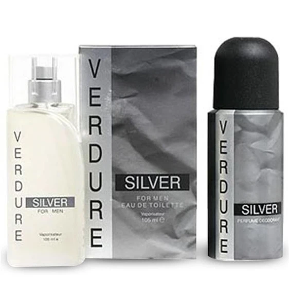 Verdure Edp 100ml +150ml Deodorant Silver Erkek Parfüm Seti
