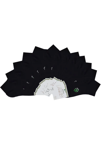 12li Emre Erkek Bambu Kısa Patik Çorap Yumuşak Dikişsiz Rahat - 10