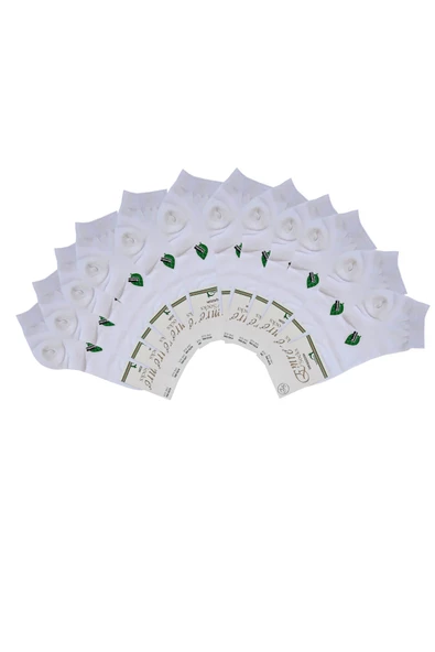 12li Emre Erkek Bambu Kısa Patik Çorap Yumuşak Dikişsiz Rahat - 4