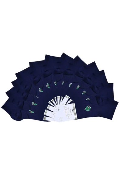 12li Emre Erkek Bambu Kısa Patik Çorap Yumuşak Dikişsiz Rahat - 8