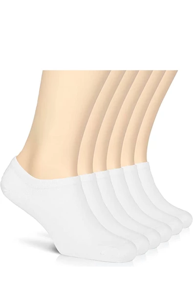 10lu Kadın Modal Görünmez Sneaker Çorap Dikişsiz Yumuşacık Kalite - 3