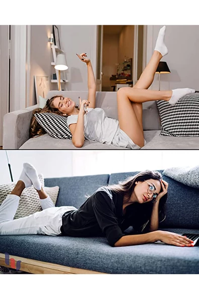 10lu Kadın Modal Görünmez Sneaker Çorap Dikişsiz Yumuşacık Kalite - 10