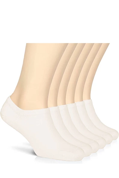10lu Kadın Modal Görünmez Sneaker Çorap Dikişsiz Yumuşacık Kalite - 7