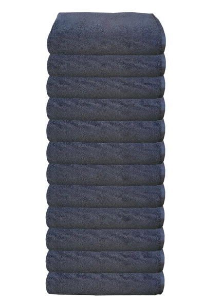 12li Paket Mikrofiber Boya Tutmayan Kuaför Saç Havlusu 50x90 Cm - 8