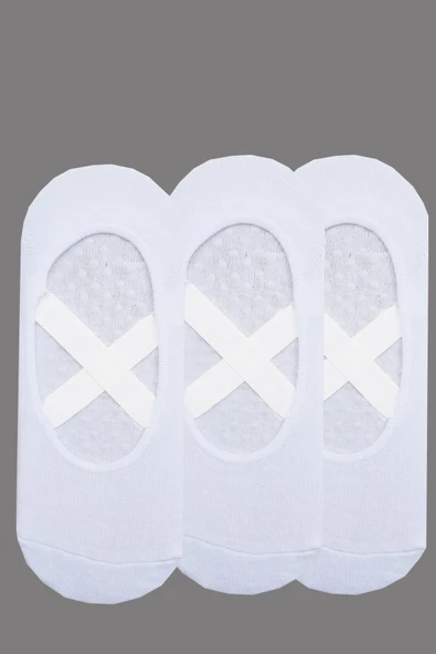 3lü Kadın Bambu Yoga Pilates Çorabı Çapraz Bantlı Kaydırmaz Taban - 2