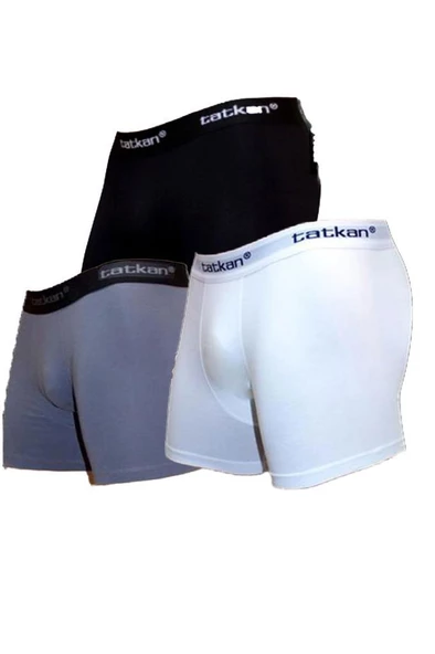 Tatkan Erkek Modal Likralı Spor Boxer Paçalı Don 5li Paket - 5