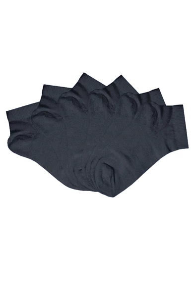 6lı Kız Erkek Çocuk Çorap Pamuklu Beyaz Kısa Patik - 5