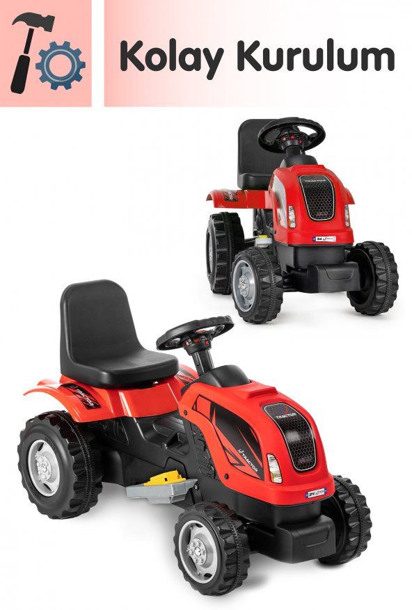 UJ Toys - AKÜLÜ KUMANDALI 6V TRAKTÖR - 2