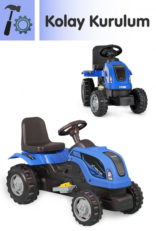 UJ Toys - AKÜLÜ 6V TRAKTÖR - 2