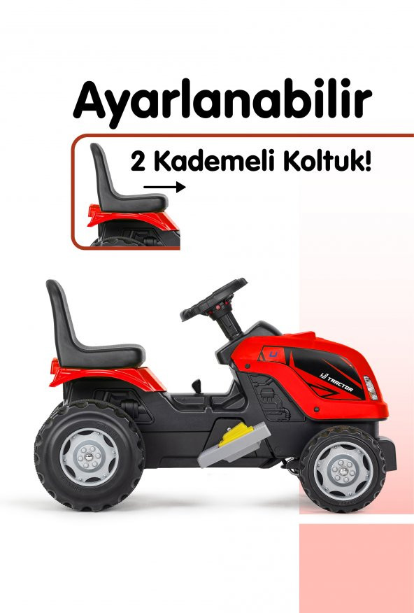 UJ Toys - AKÜLÜ KUMANDALI 6V TRAKTÖR - 3