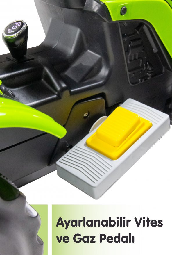 UJ Toys - AKÜLÜ 6V TRAKTÖR - 5