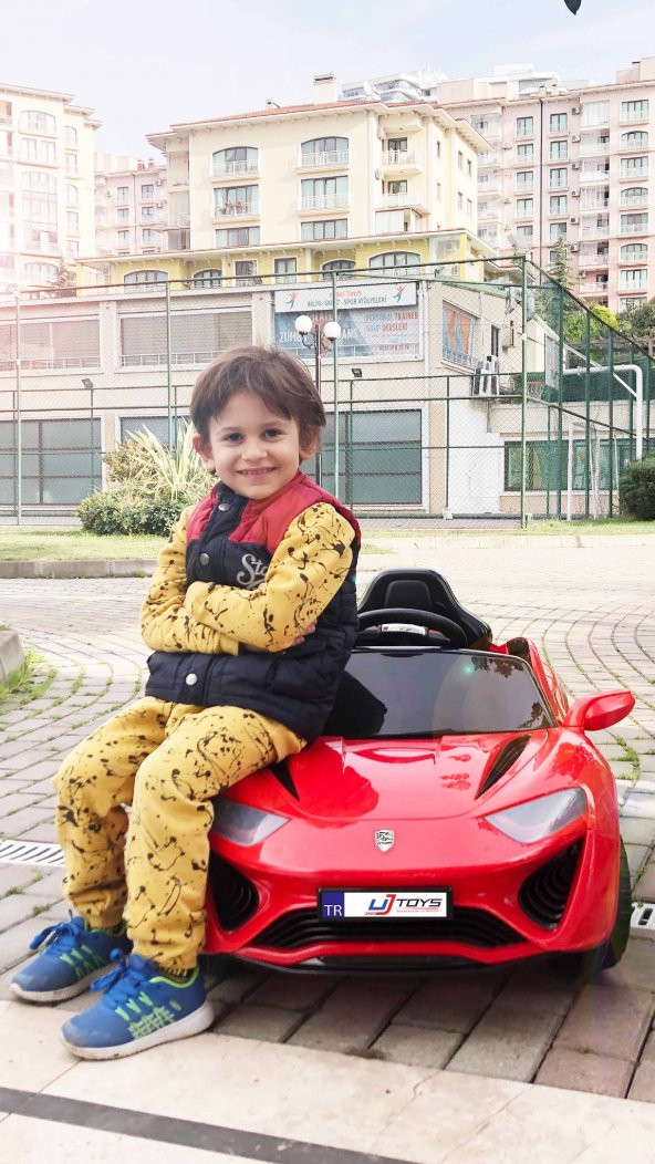 UJ Toys Jagor Akülü Araba 12V-Kırmızı - 8