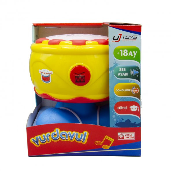 UJ Toys Müzikli ve Işıklı Yaratıcı Vurdavul - 4