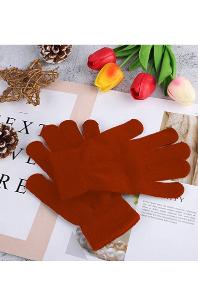 Erkek Kadın Kışlık Triko Eldiven Unisex Sıcak Kaliteli - 11