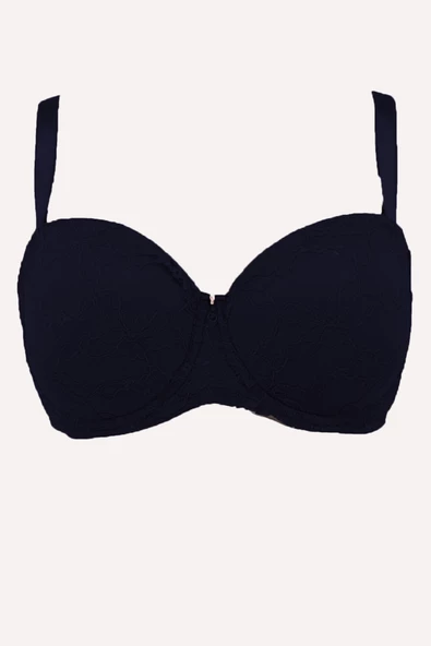 9350 Kadın SoftKap Minimizer Straptez Toparlayıcı Sütyen C Kap - 6