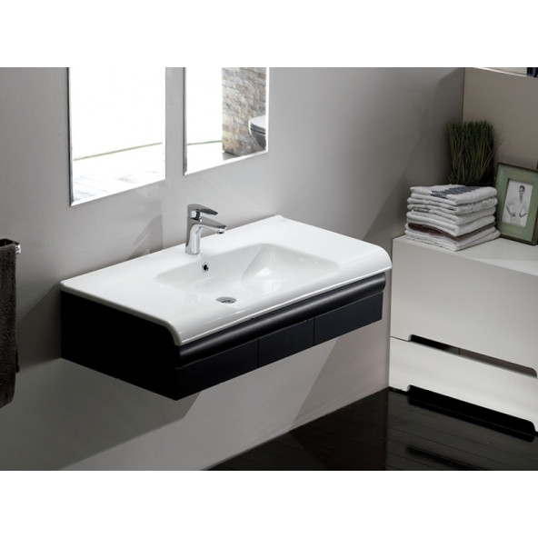 Turkuaz 80x50 Cm Anova Etejerli Lavabo 090700 - 2
