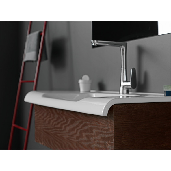 Turkuaz 80x50 Cm Anova Etejerli Lavabo 090700 - 4