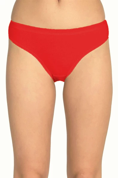 5li Kadın Penye Bikini Külot Rengarenk Pamuklu - 12