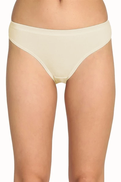 5li Kadın Penye Bikini Külot Rengarenk Pamuklu - 6