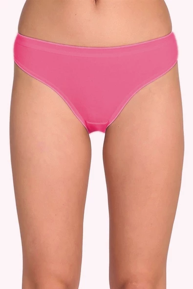 5li Kadın Penye Bikini Külot Rengarenk Pamuklu - 11