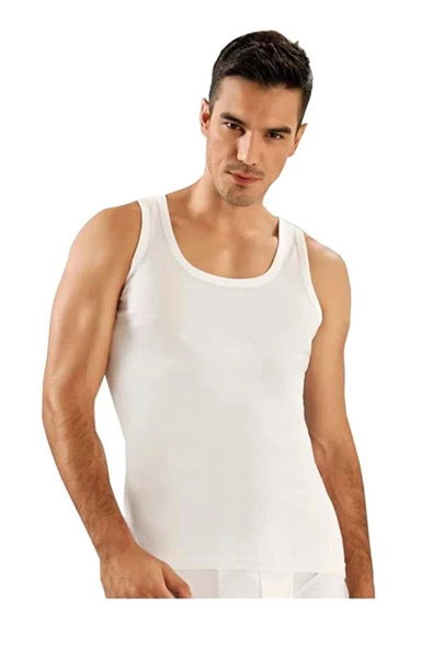 Tutku İç Giyim Erkek Ribana Atlet Renkli 6 Lı Paket - 3