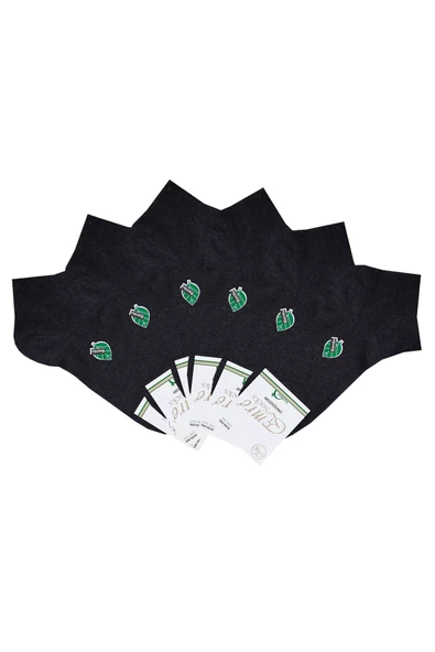 Emre 6lı Erkek Bambu Kısa Patik Çorap Yumuşak Dikişsiz Rahat - 2