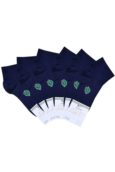 Emre 6lı Erkek Bambu Kısa Patik Çorap Yumuşak Dikişsiz Rahat - 8