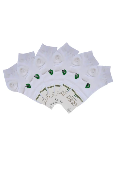 Emre 6lı Erkek Bambu Kısa Patik Çorap Yumuşak Dikişsiz Rahat - 4