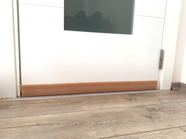 Ygt Ambalaj 2 Adet Kahverengi Geçmeli Kapı Altı Süngeri İzolasyon Soğuk Hava Kesici Toz Önleyici - Resim 5